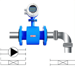 Electromagnetic Flow Meter Electromagnetic Flowmeter Flange Type Electromagnetic flow meter installation 3